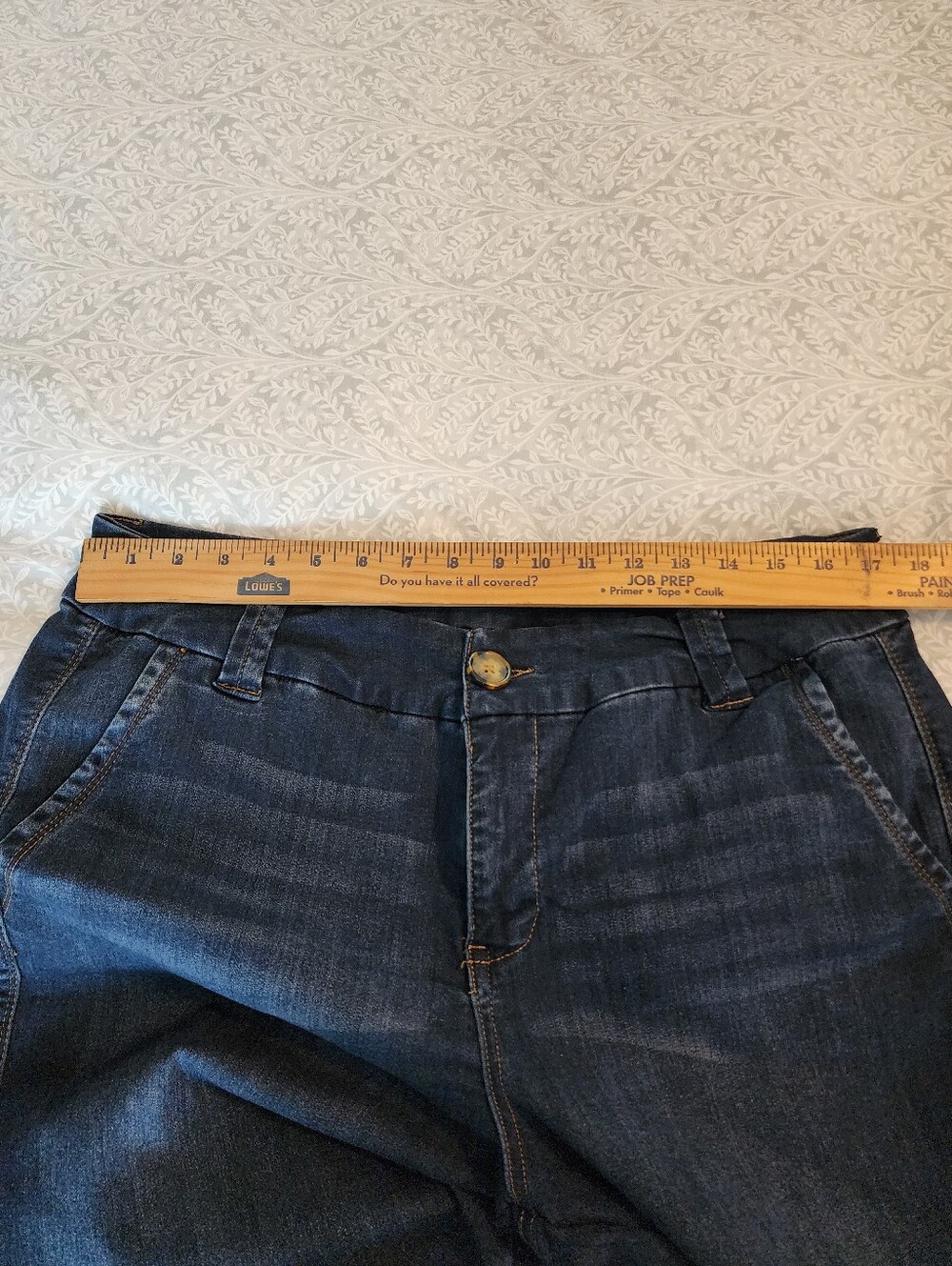Plus Size M Jeans by Maurices High Rise Rolled Hem Cropped Jean, 18W - Picture 5 of 11